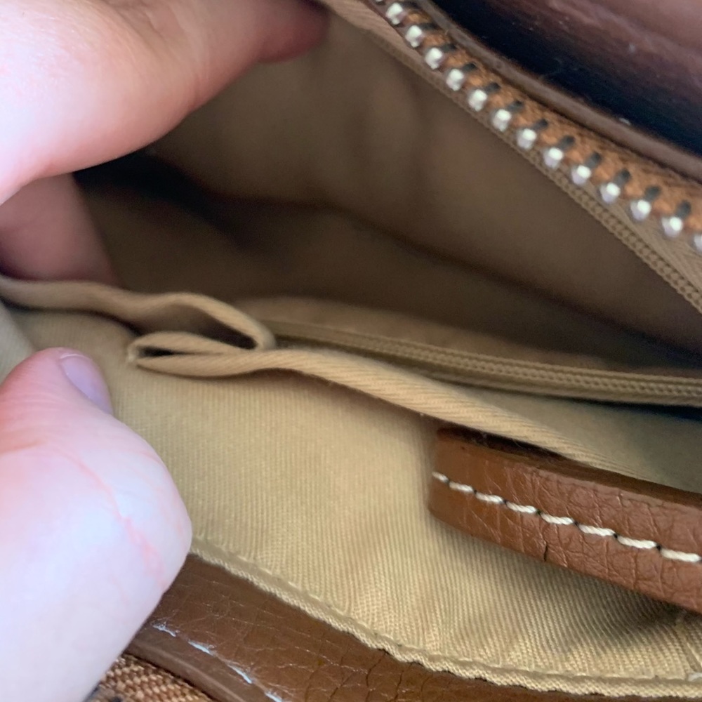 Coach signature small brown swinger bag - Picture 5 of 10